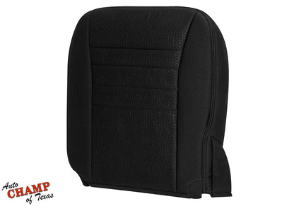 2011-2014 Dodge Charger Driver Side Bottom Cloth Seat Cover Black