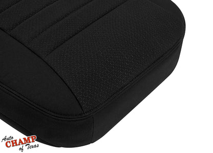2011-2014 Dodge Charger Driver Side Bottom Cloth Seat Cover Black