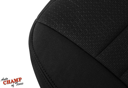 2011-2014 Dodge Charger Driver Side Bottom Cloth Seat Cover Black