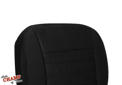 2011-2014 Dodge Charger Driver Side Bottom Cloth Seat Cover Black