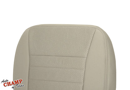 2011-2014 Dodge Charger Driver Side Bottom Cloth Seat Cover Light Frost Tan