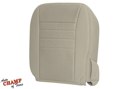 2011-2014 Dodge Charger Driver Side Bottom Cloth Seat Cover Light Frost Tan