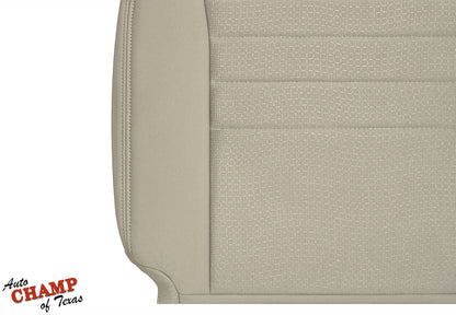 2011-2014 Dodge Charger Driver Side Bottom Cloth Seat Cover Light Frost Tan