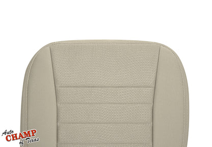 2011-2014 Dodge Charger Driver Side Bottom Cloth Seat Cover Light Frost Tan