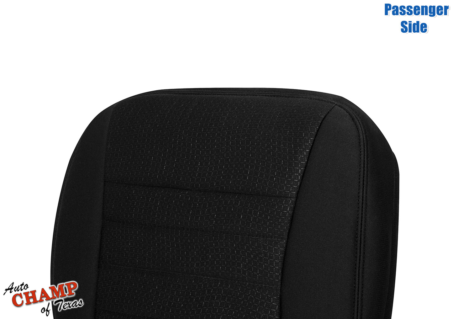 2011-2014 Dodge Charger Passenger Side Bottom Cloth Seat Cover Black
