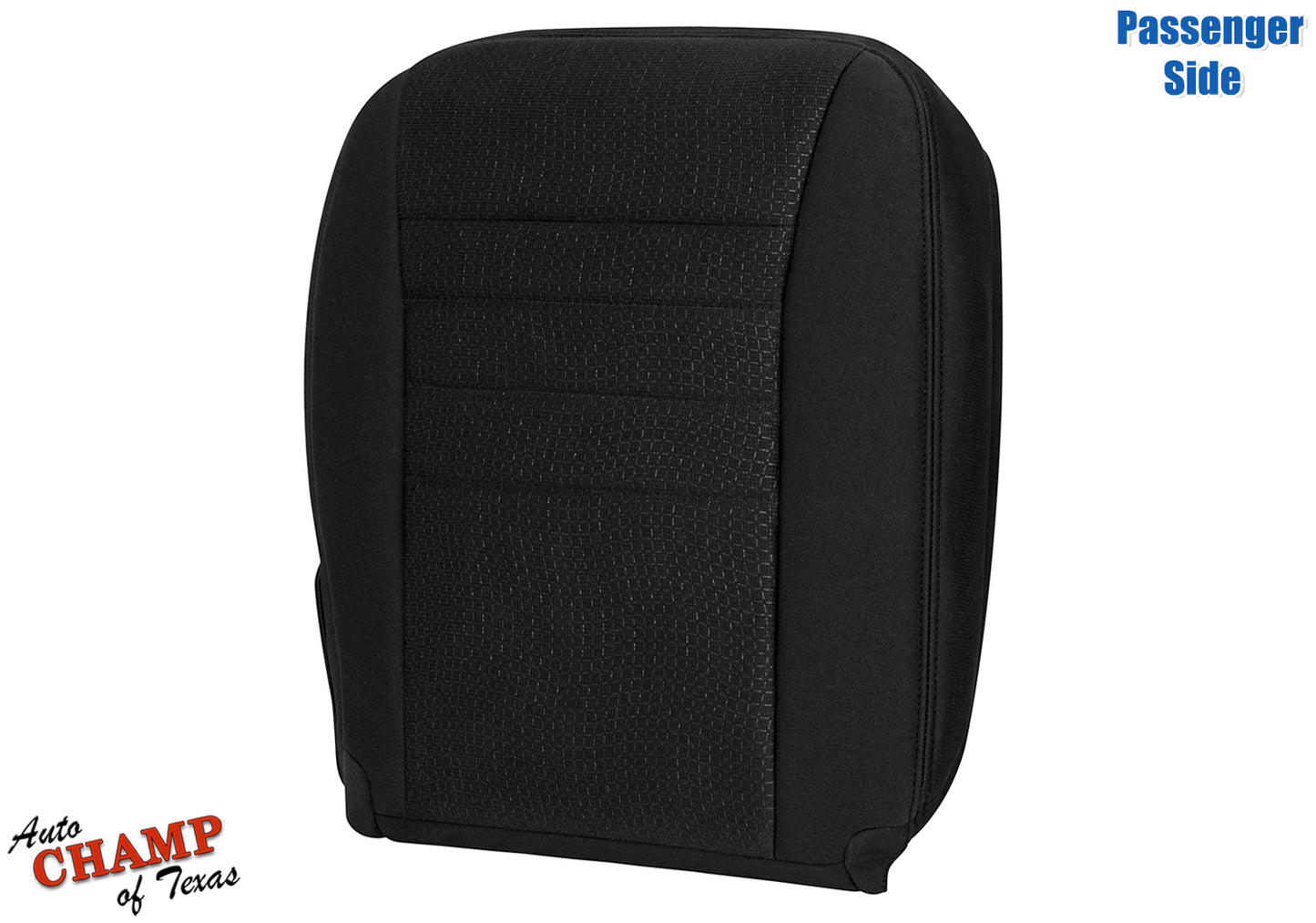 2011-2014 Dodge Charger Passenger Side Bottom Cloth Seat Cover Black