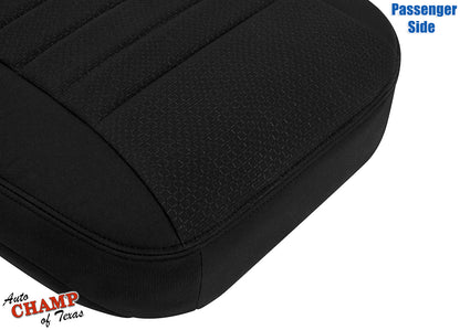 2011-2014 Dodge Charger Passenger Side Bottom Cloth Seat Cover Black