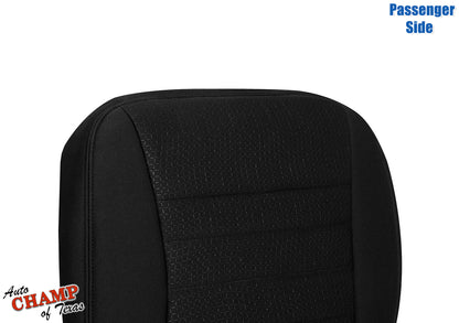 2011-2014 Dodge Charger Passenger Side Bottom Cloth Seat Cover Black