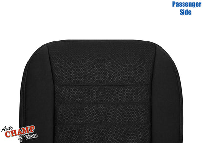 2011-2014 Dodge Charger Passenger Side Bottom Cloth Seat Cover Black