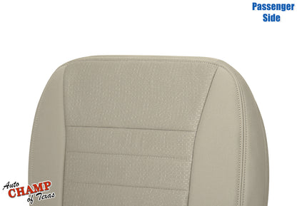 2011-2014 Dodge Charger Passenger Side Bottom Cloth Seat Cover Light Frost Tan