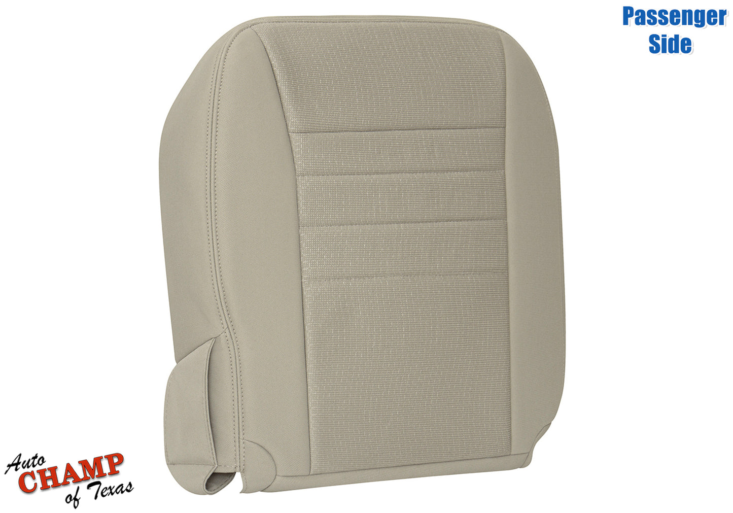 2011-2014 Dodge Charger Passenger Side Bottom Cloth Seat Cover Light Frost Tan