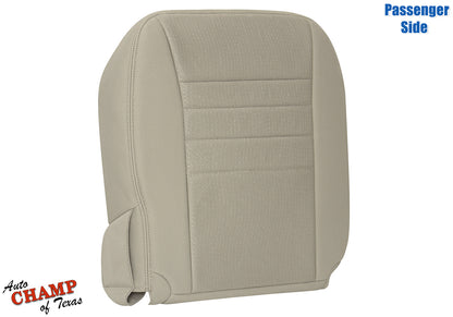 2011-2014 Dodge Charger Passenger Side Bottom Cloth Seat Cover Light Frost Tan