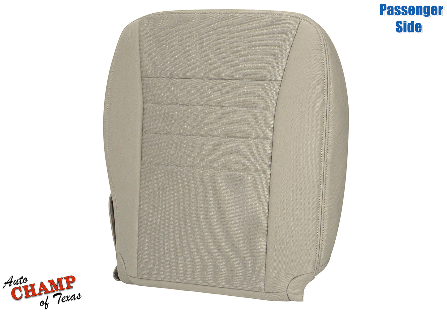 2011-2014 Dodge Charger Passenger Side Bottom Cloth Seat Cover Light Frost Tan