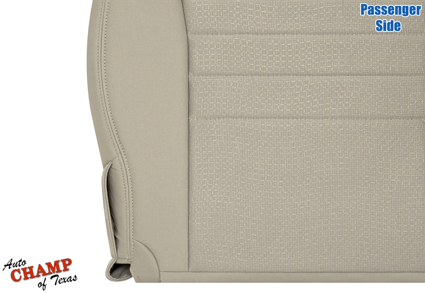 2011-2014 Dodge Charger Passenger Side Bottom Cloth Seat Cover Light Frost Tan