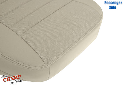 2011-2014 Dodge Charger Passenger Side Bottom Cloth Seat Cover Light Frost Tan