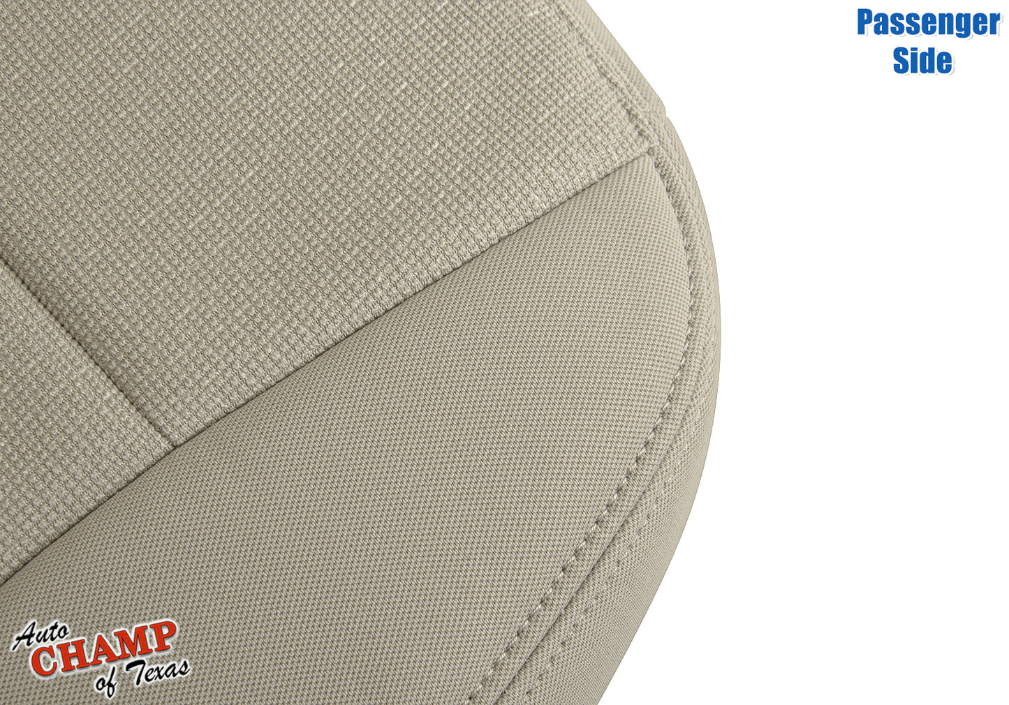 2011-2014 Dodge Charger Passenger Side Bottom Cloth Seat Cover Light Frost Tan