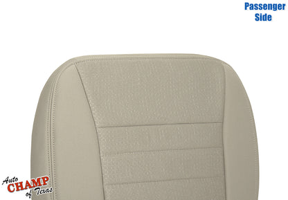 2011-2014 Dodge Charger Passenger Side Bottom Cloth Seat Cover Light Frost Tan