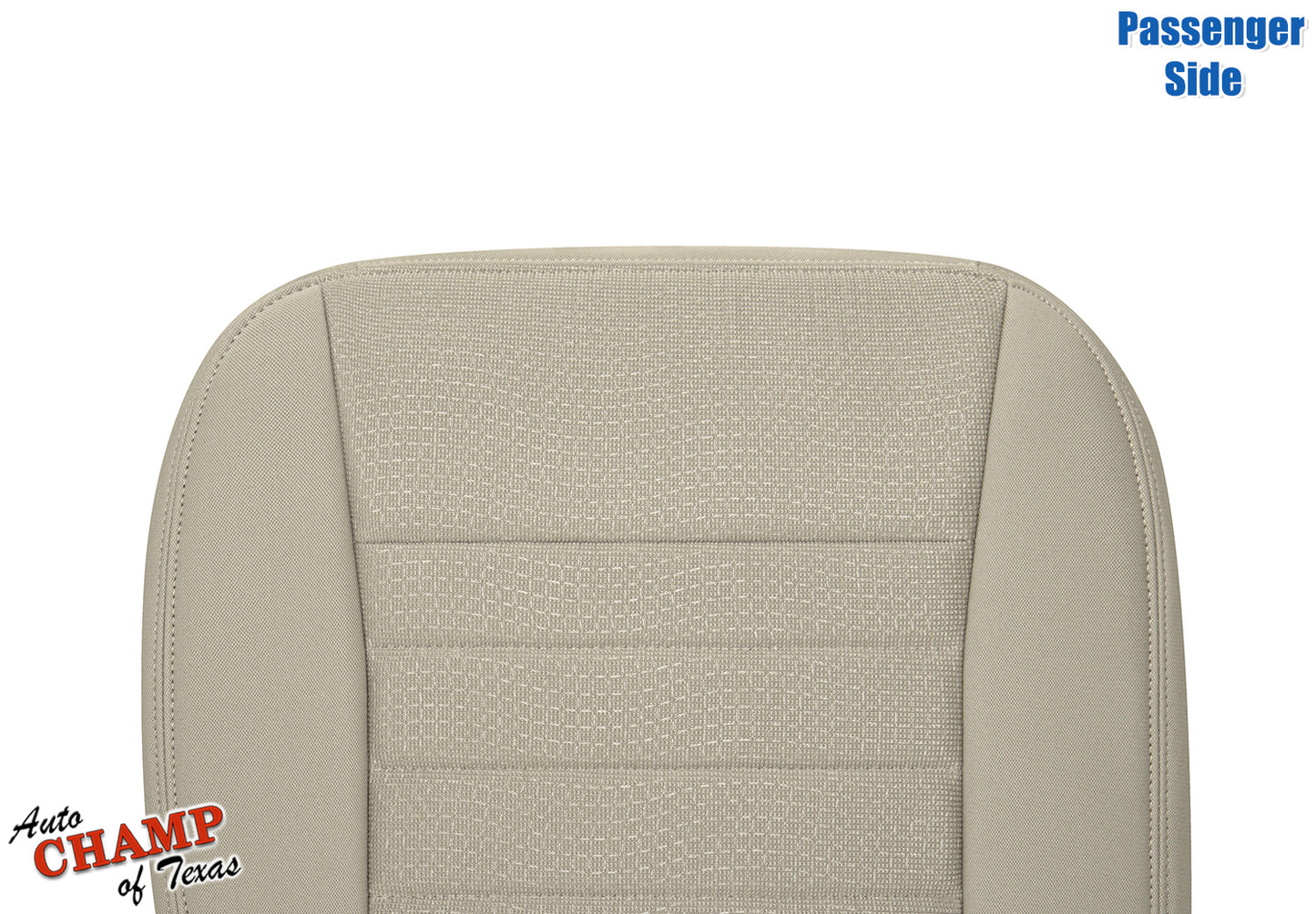 2011-2014 Dodge Charger Passenger Side Bottom Cloth Seat Cover Light Frost Tan