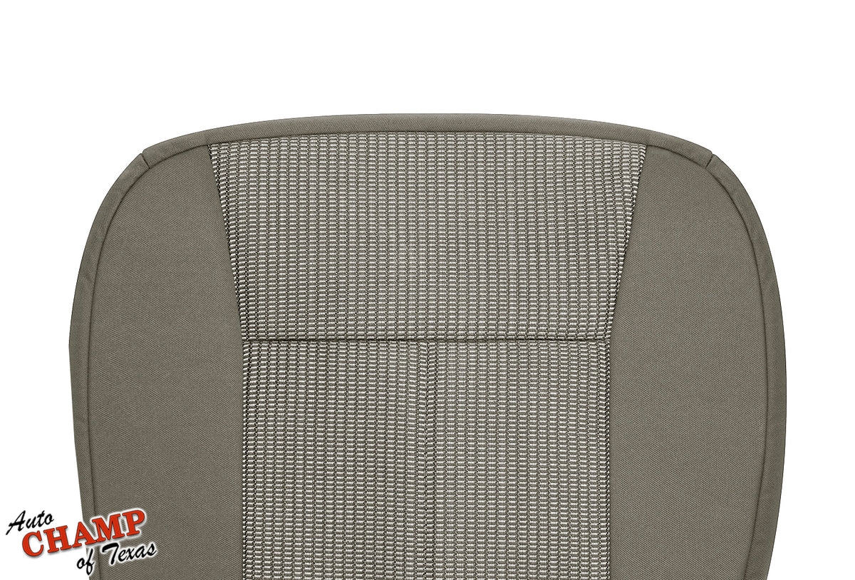2007-2011 Dodge Dakota Driver Bottom Cloth Seat Cover Medium Khaki Tan