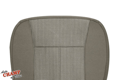 2007-2011 Dodge Dakota Driver Bottom Cloth Seat Cover Medium Khaki Tan