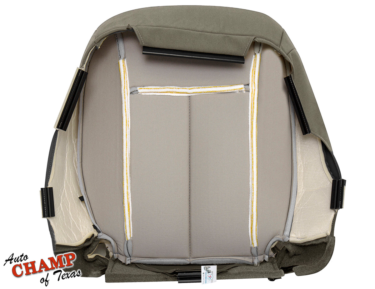 2007-2011 Dodge Dakota Driver Bottom Cloth Seat Cover Medium Khaki Tan