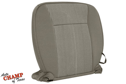 2007-2011 Dodge Dakota Driver Bottom Cloth Seat Cover Medium Khaki Tan