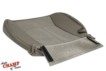 2007-2011 Dodge Dakota Driver Bottom Cloth Seat Cover Medium Khaki Tan