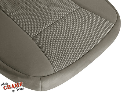 2007-2011 Dodge Dakota Driver Bottom Cloth Seat Cover Medium Khaki Tan