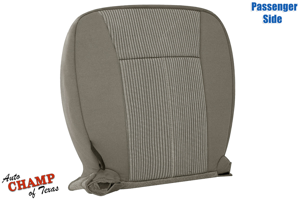 2007-2011 Dodge Dakota Passenger Side Bottom Cloth Seat Cover Medium Khaki Tan