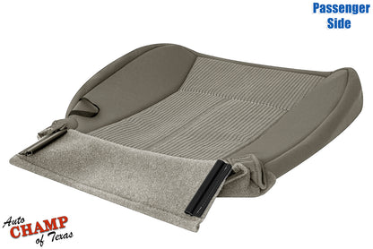 2007-2011 Dodge Dakota Passenger Side Bottom Cloth Seat Cover Medium Khaki Tan