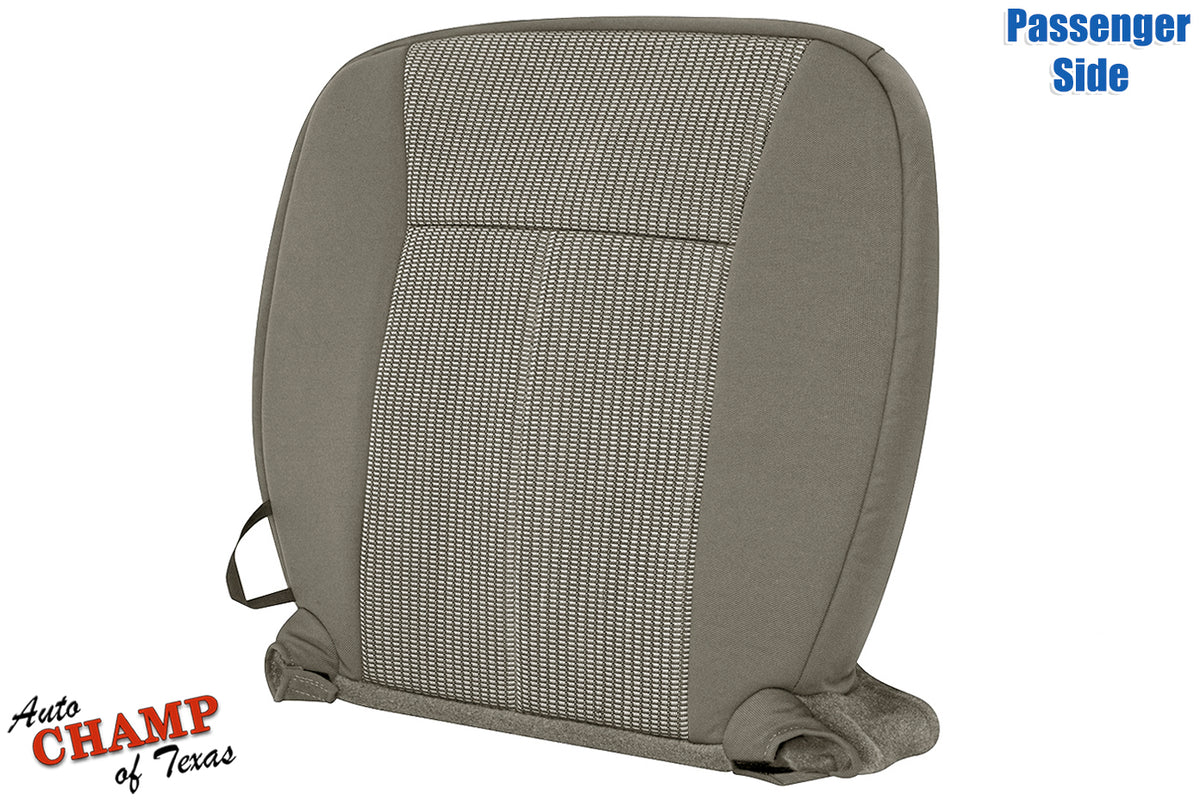 2007-2011 Dodge Dakota Passenger Side Bottom Cloth Seat Cover Medium Khaki Tan
