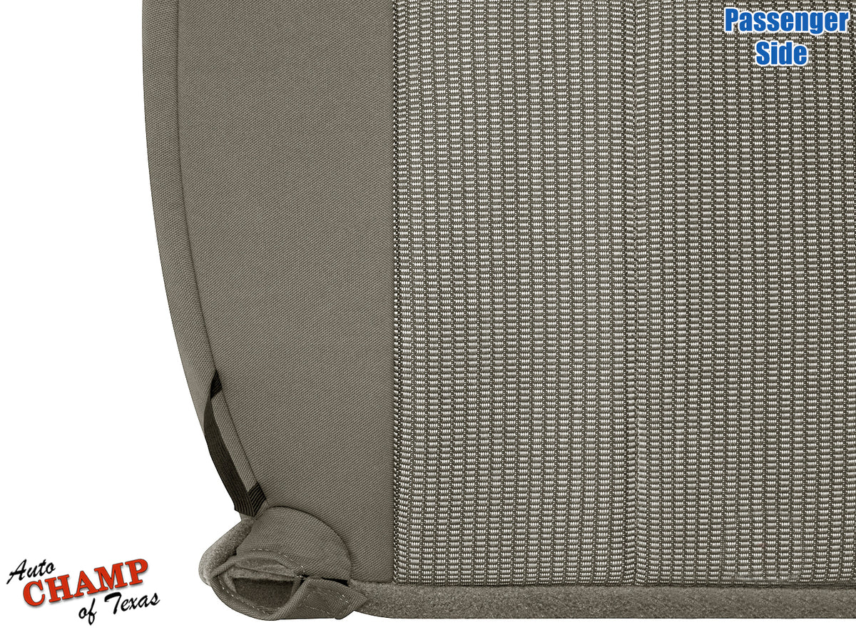 2007-2011 Dodge Dakota Passenger Side Bottom Cloth Seat Cover Medium Khaki Tan