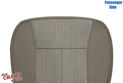 2007-2011 Dodge Dakota Passenger Side Bottom Cloth Seat Cover Medium Khaki Tan