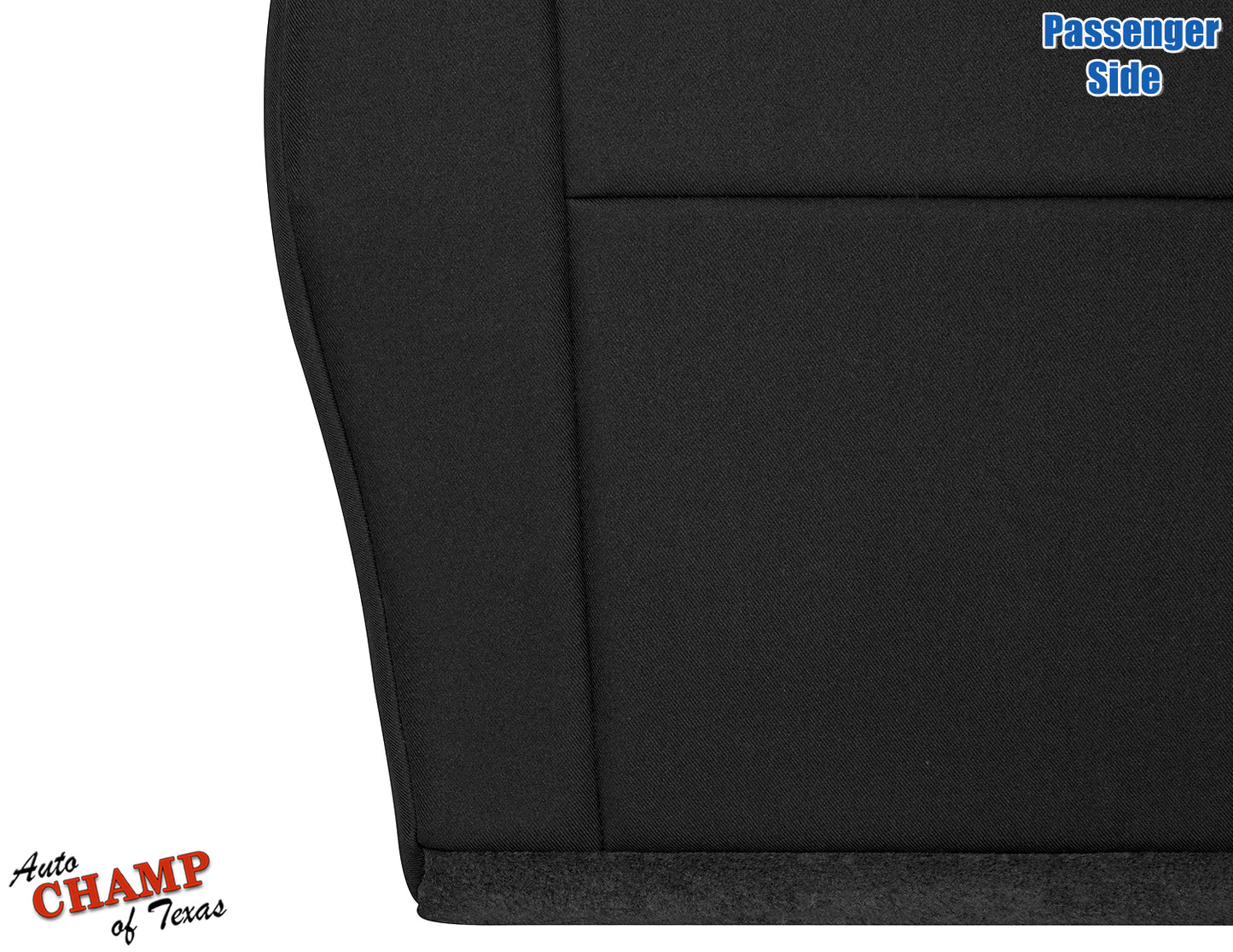 2000–2005 Dodge Neon SXT Passenger Bottom Cloth Seat Cover Black