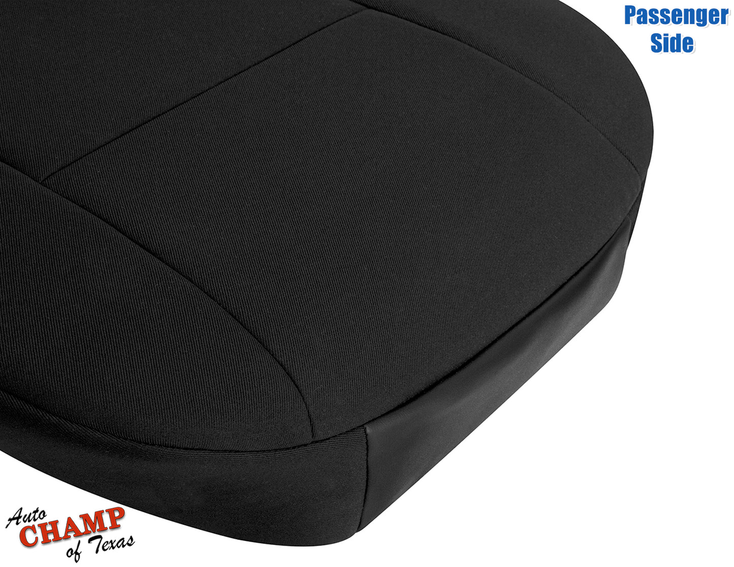 2000–2005 Dodge Neon SXT Passenger Bottom Cloth Seat Cover Black
