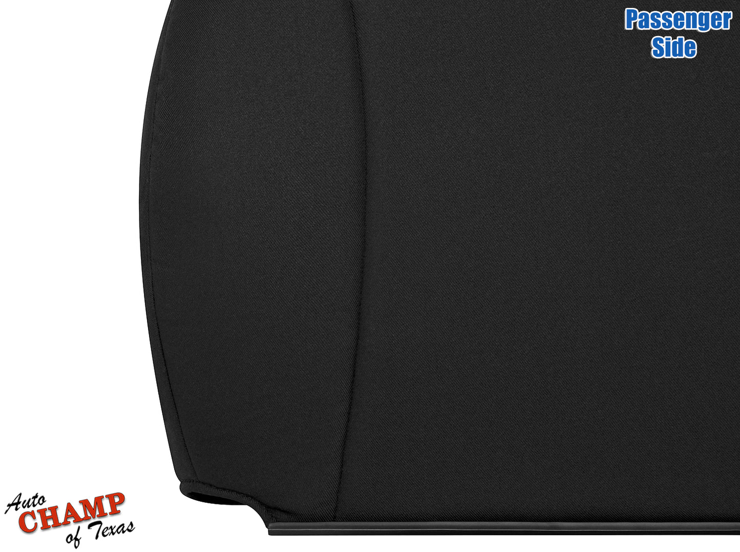 2000–2005 Dodge Neon SXT Passenger Lean Back Cloth Seat Cover Black