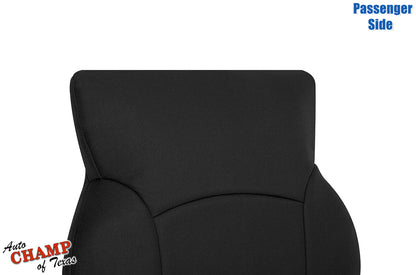 2000–2005 Dodge Neon SXT Passenger Lean Back Cloth Seat Cover Black