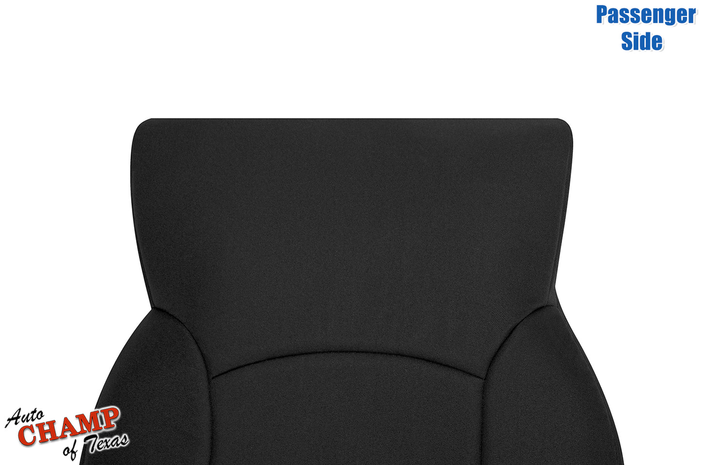 2000–2005 Dodge Neon SXT Passenger Lean Back Cloth Seat Cover Black