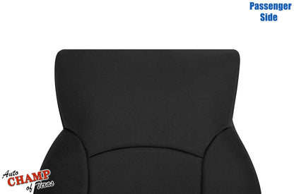 2000–2005 Dodge Neon SXT Passenger Lean Back Cloth Seat Cover Black