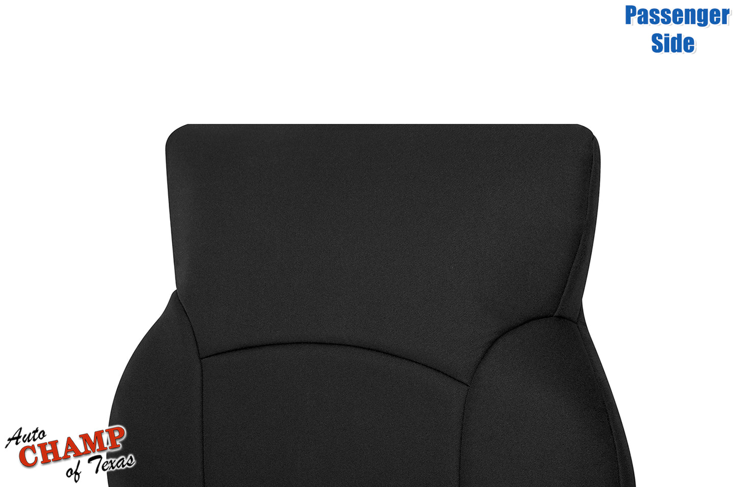 2000–2005 Dodge Neon SXT Passenger Lean Back Cloth Seat Cover Black