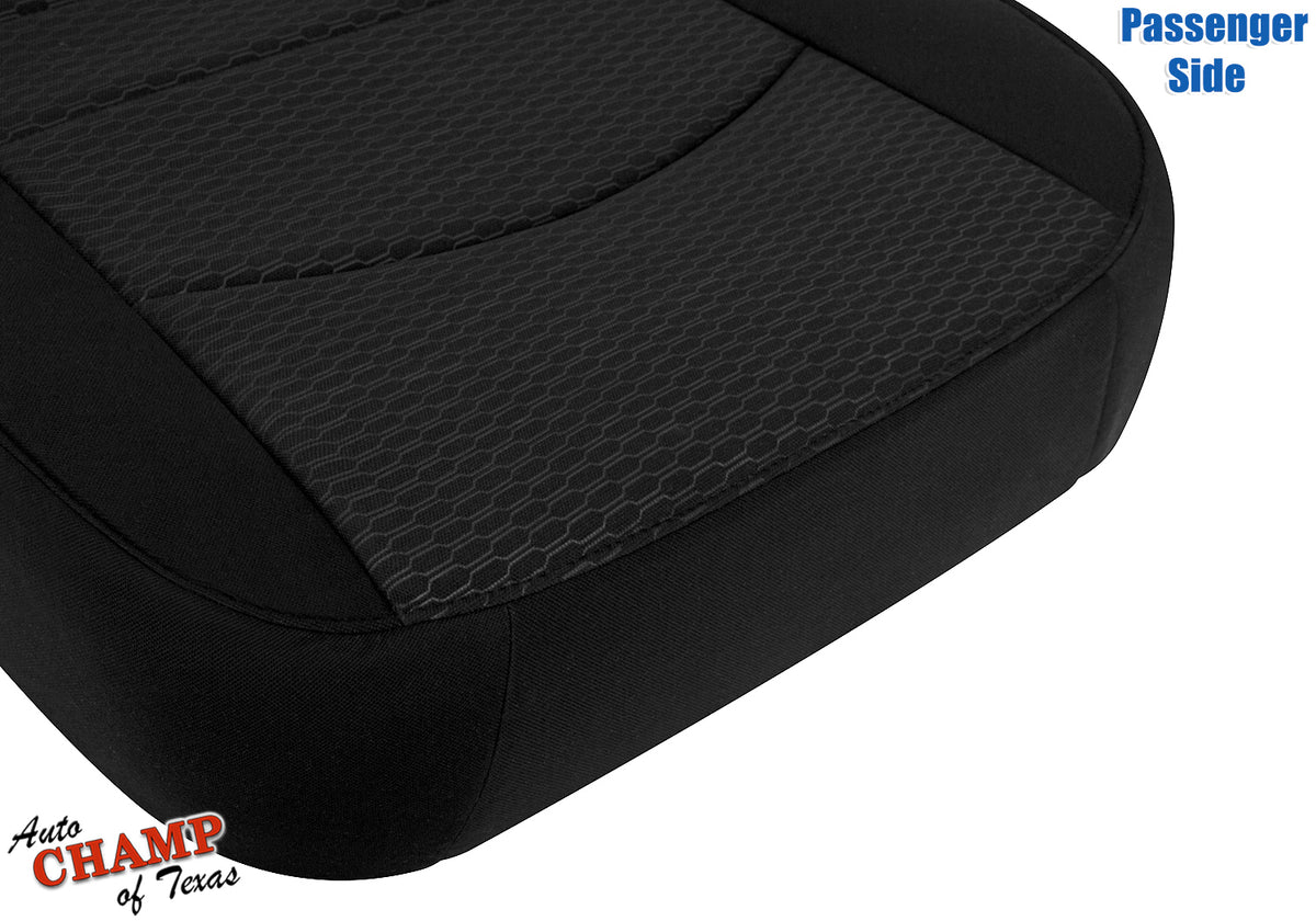 2019-2020 Dodge Ram 1500 Classic Warlock Passenger Side Bottom Cloth Seat Cover Black