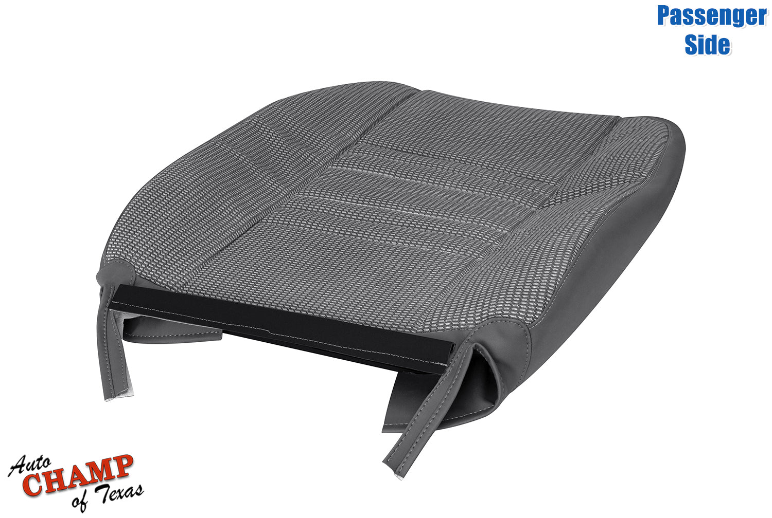 dodge ram 3500 passenger seat cover gray close up
