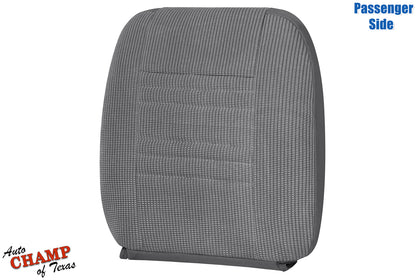 dodge ram 3500 passenger seat cover gray angled view