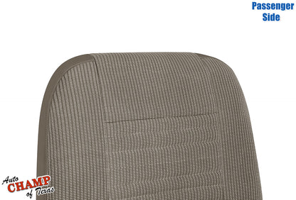 2006 2009 dodge ram passenger lean back seat cover medium khaki tan reversed angle