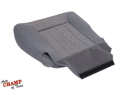 1997 Dodge Ram 1500 SLT Laramie Driver Side Bottom Cloth Seat Cover Mist Gray
