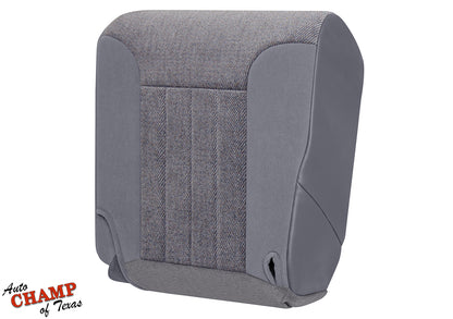 1997 Dodge Ram 1500 SLT Laramie Driver Side Bottom Cloth Seat Cover Mist Gray