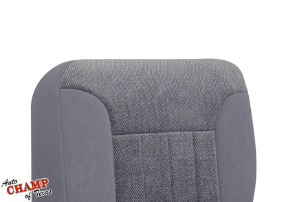 1997 Dodge Ram 1500 SLT Laramie Driver Side Bottom Cloth Seat Cover Mist Gray