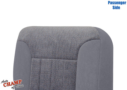 1997 Dodge Ram 1500 SLT Laramie Passenger Side Bottom Cloth Seat Cover Mist Gray