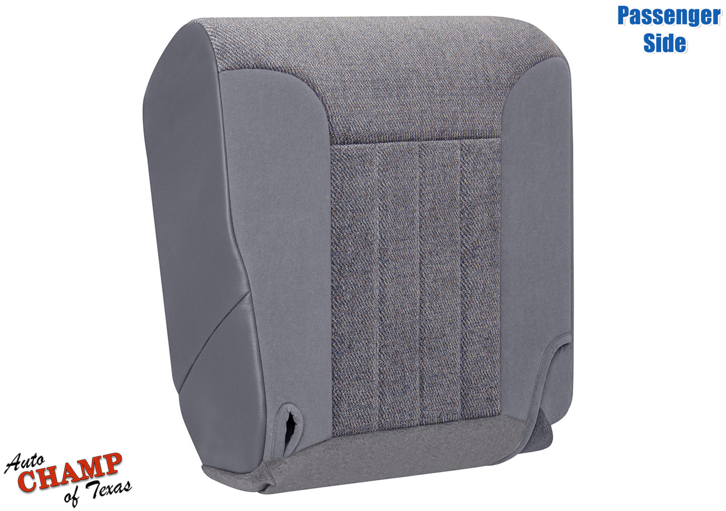 1997 Dodge Ram 1500 SLT Laramie Passenger Side Bottom Cloth Seat Cover Mist Gray