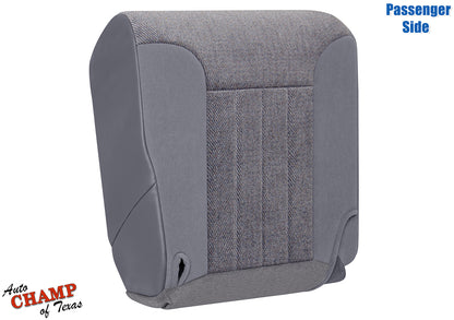 1997 Dodge Ram 1500 SLT Laramie Passenger Side Bottom Cloth Seat Cover Mist Gray